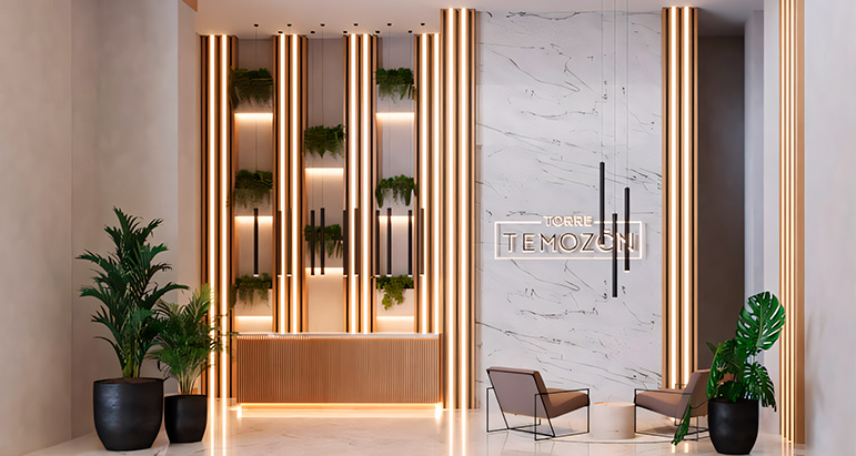 Airbnb - Departamento de Lujo en Mérida - Vestibulo